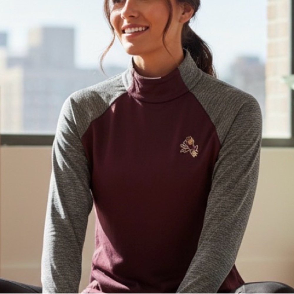 Holloway Arizona State, Sun Devil Womens Affirm Quarter Zip Pull Over Small